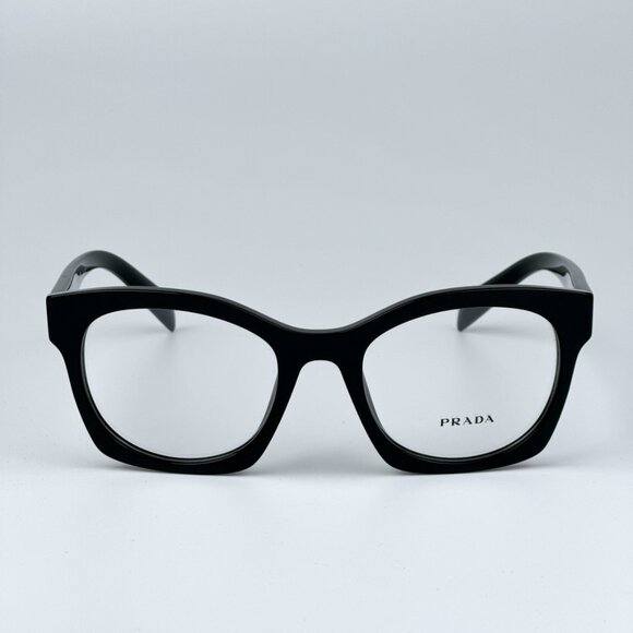 Prada PRA05V 16K1O1 BRAND NEW Eyeglasses Black Women Cat Eye - Picture 3 of 9